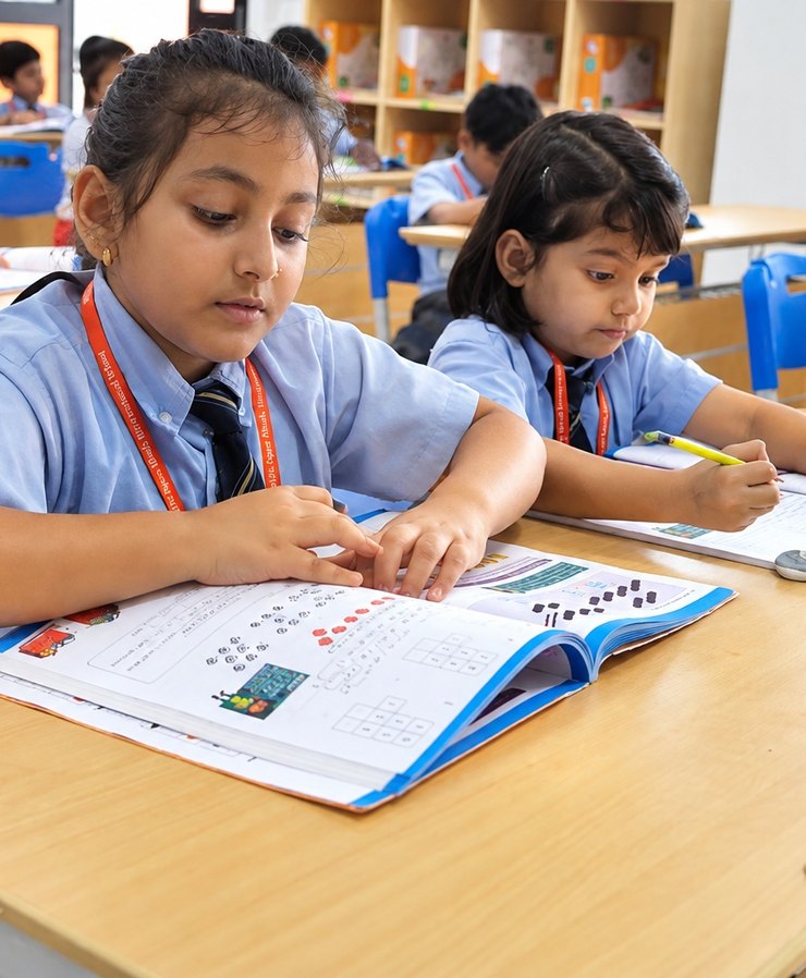 A Grade 1 to 4 lesson, Birla Open Minds International School, Bhopal