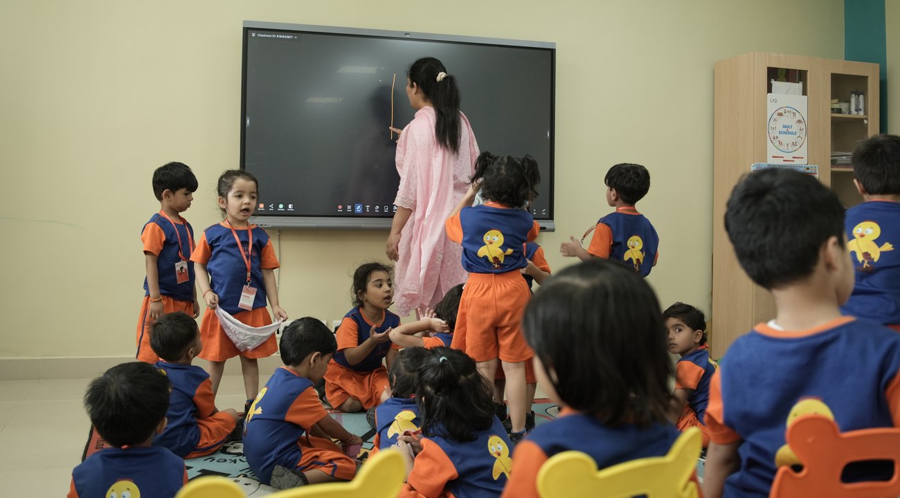 A primary classroom, Birla Open Minds International School, Bhopal